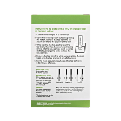 Marijuana THC 15 ng/mL Test Kit (Ultra-Sensitive Screening Level)