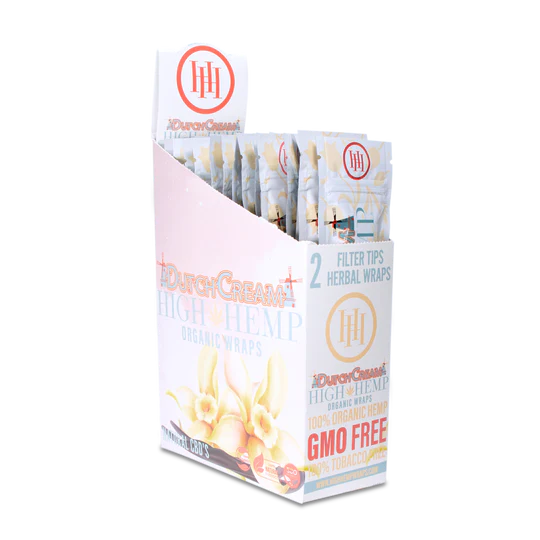 High Hemp Organic Wraps - Dutch Cream (25 Pack)