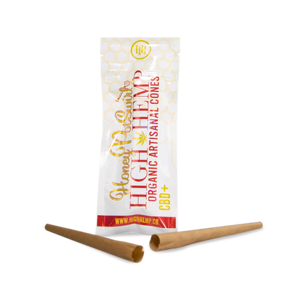 High Hemp Artisanal Wrap Cones - HoneyPot Swirl (15 Pack)