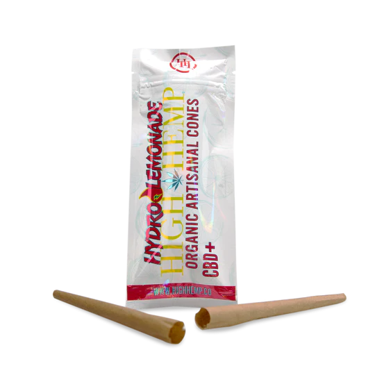 High Hemp Artisanal Wrap Cones - HydroLemonade (15 Pack)