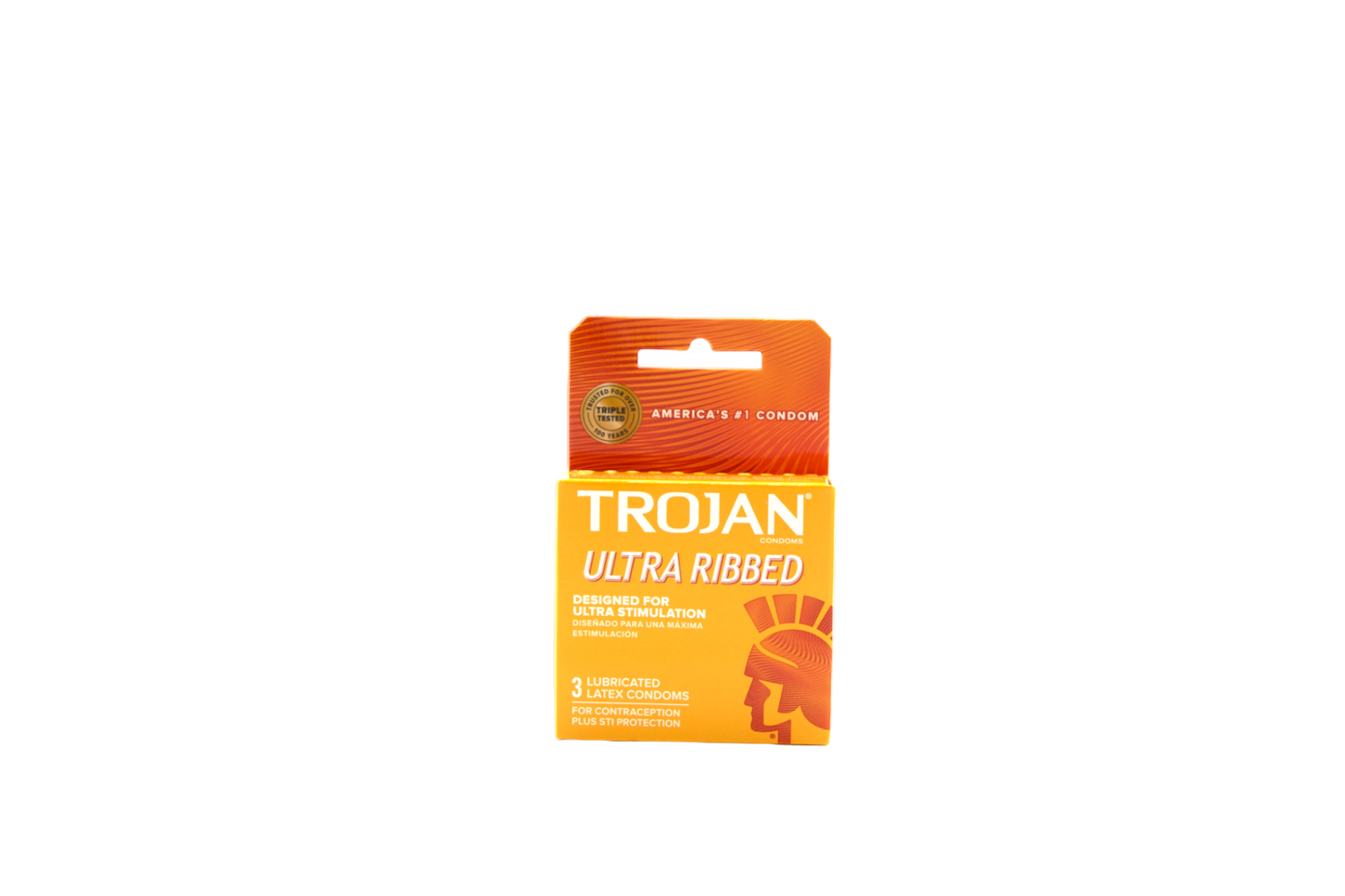 Trojan Ultra Ribbed - 6 Count