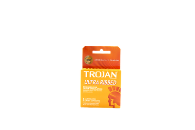 Trojan Ultra Ribbed - 6 Count