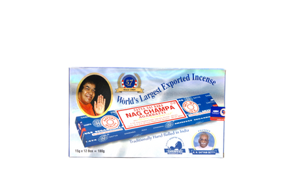 Satya Sai Baba Nag Champa Agarbatti 15g x 12 Box