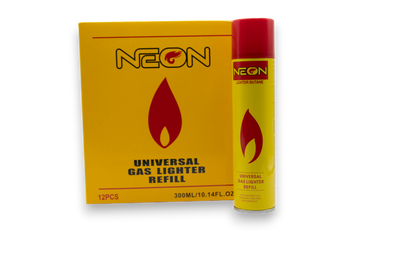 Neon Universal Gas Lighter Refill (12 Pack)