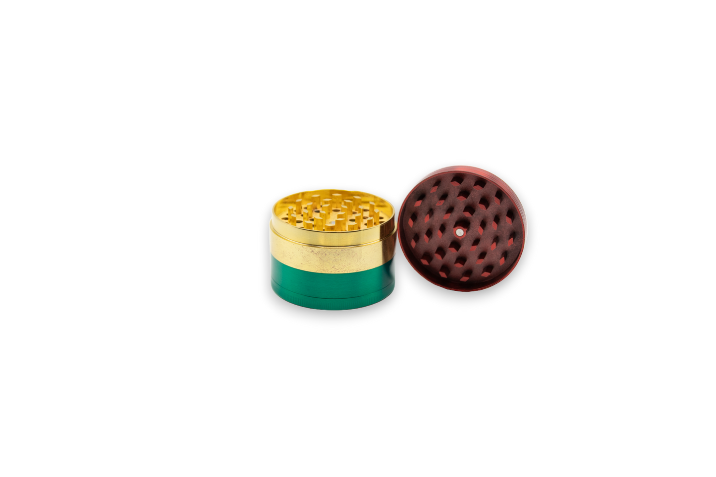 Red Yellow Green Metal Grinder