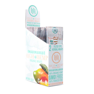 High Hemp Organic Wraps - Maui Mango (25 Pack)