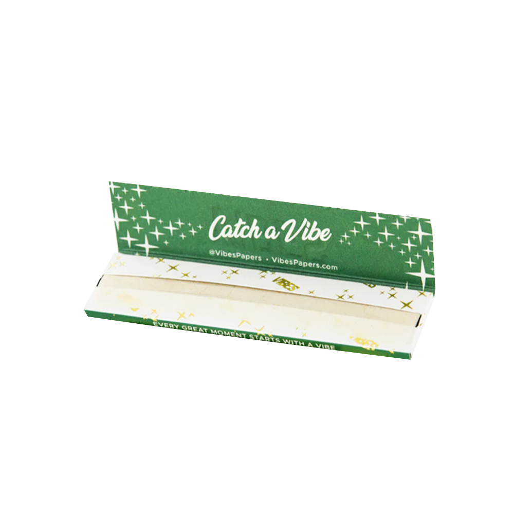 VIBES ORGANIC HEMP PAPERS BOX - KING SIZE SLIM (50 PACKS)