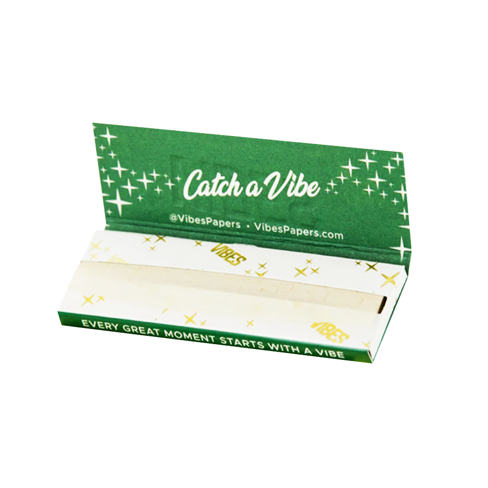 VIBES ORGANIC HEMP THIN PAPERS BOX - 1.25"