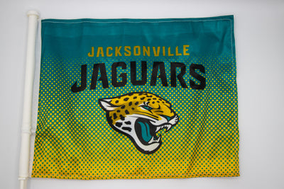 Jacksonville Jaguars Car Flag