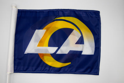 Los Angeles Rams Car Flag