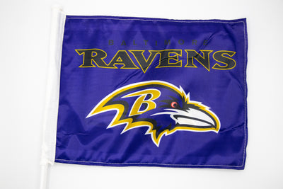 Baltimore Ravens Car Flag