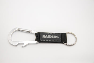 Las Vegas Raiders Carabiner Climbing Keychain Bottle Opener