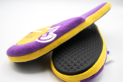 Los Angeles Lakers Indoor Fuzzy Slippers