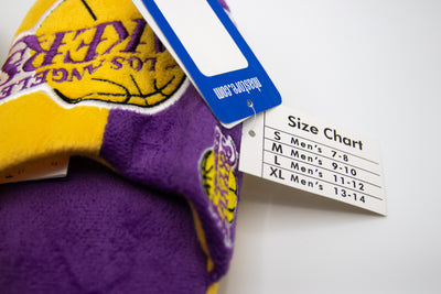 Los Angeles Lakers Indoor Fuzzy Slippers