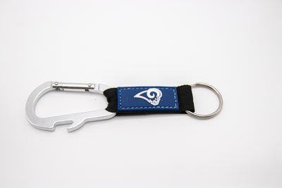 Los Angeles Rams Carabiner Climbing Keychain Bottle Opener