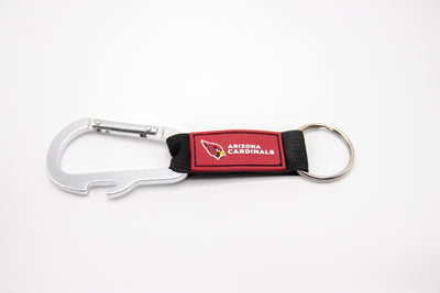 Arizona Cardinals Carabiner Climbing Keychain Bottle Opener