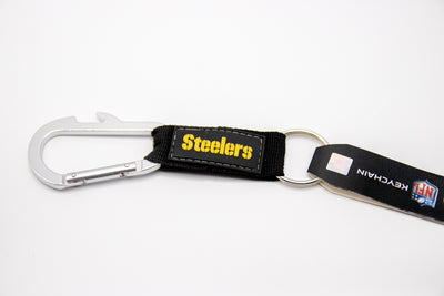 Pittsburgh Steelers Carabiner Climbing Keychain Bottle Opener