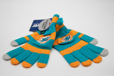 Miami Dolphins Texting Gloves