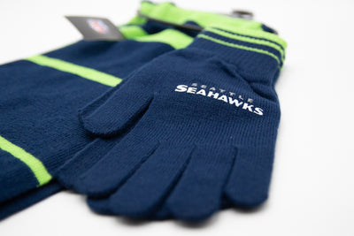 Seattle Seahawks Scarf and Gloves