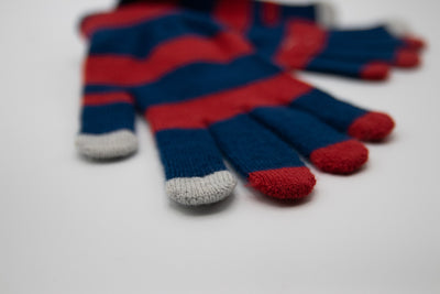 Houston Texans Striped Texting Gloves