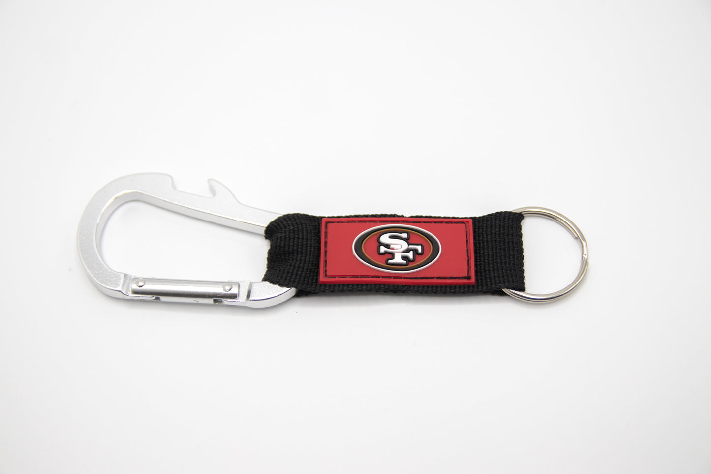 San Francisco 49ers Carabiner Climbing Keychain Bottle Opener